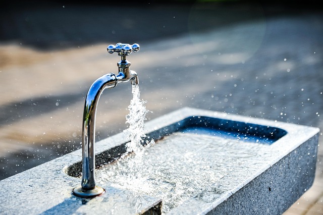 Modern faucet symbolizing water management, illustrating Europe's Water Resilience Strategy 2025.