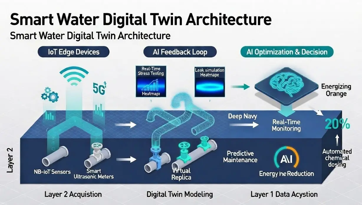 Digital Twin water management workflow for smart cities exhibited at WATERTECH CHINA