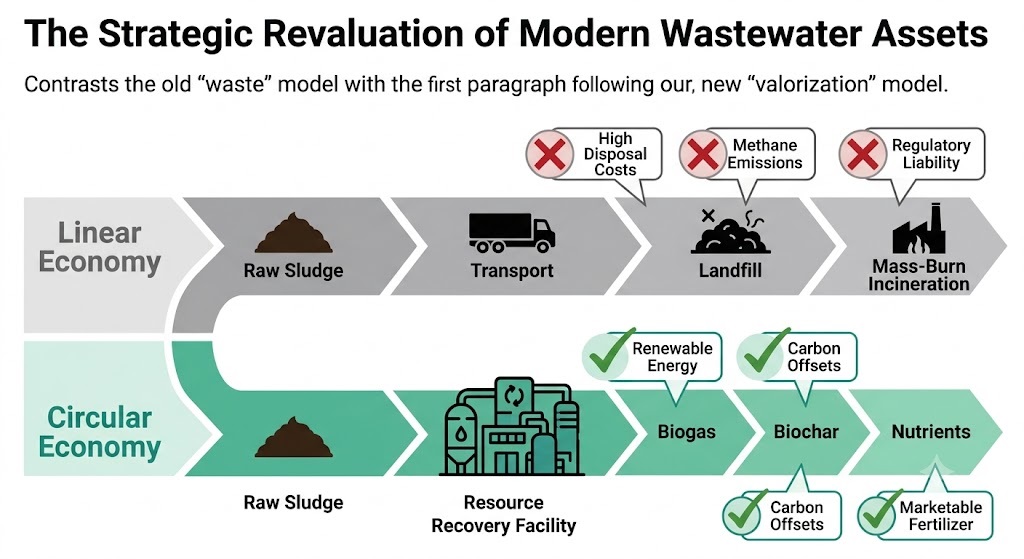 la réévaluation stratégique des actifs modernes de traitement des eaux usées